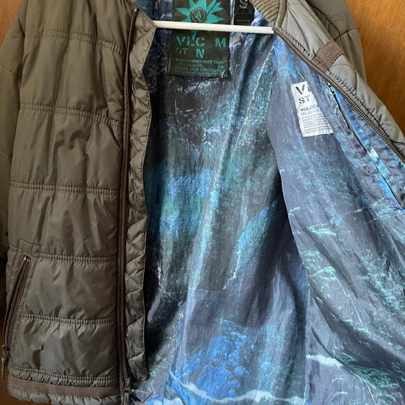 Volcom bomber jacket olive - Picture 3 of 6